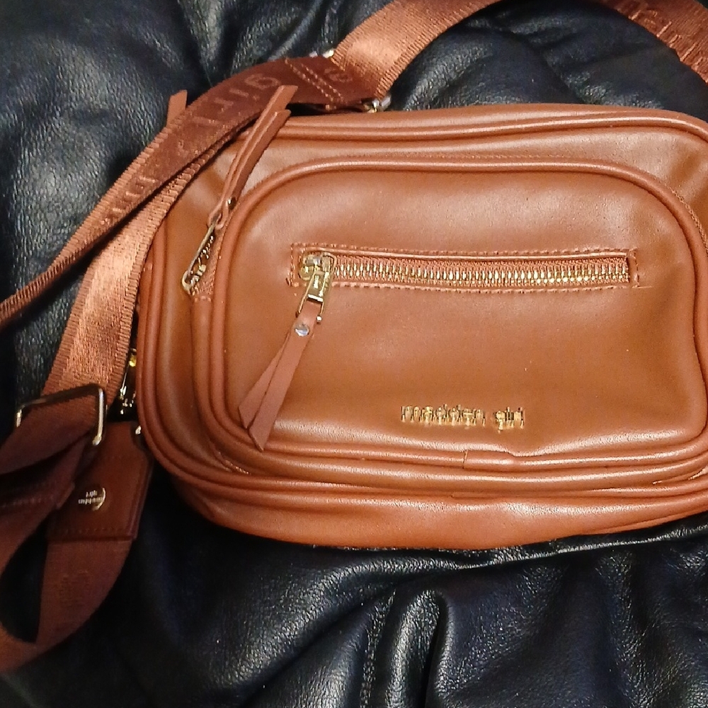 Brown Leather Crossbody Bag